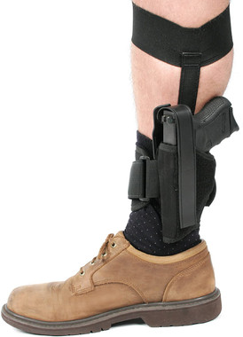 Blackhawk 40AH16BK-R Ankle Holster Size 16 Med/Large Frame Revolvers Right Hand