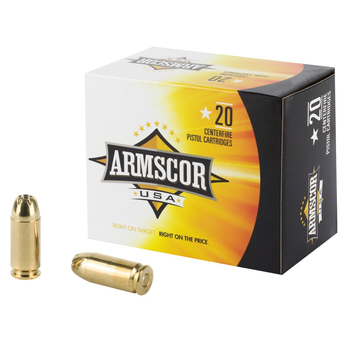 ARMSCOR 40S&W 180GR JHP 20/500 - No Credit Card Fees - Low, flat rate shipping