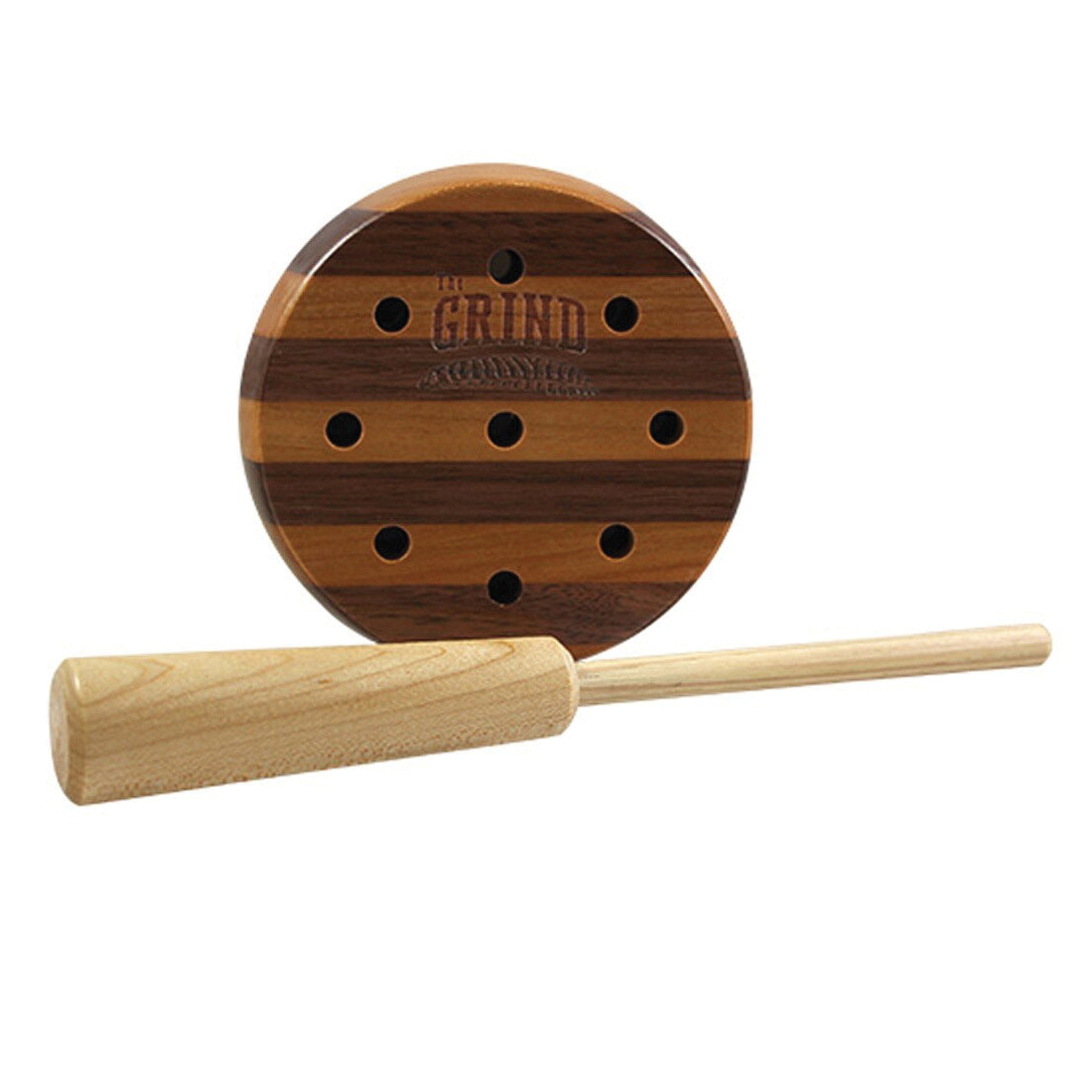 The Grind The Cooker Pot and Peg Slate Turkey Call, Maple