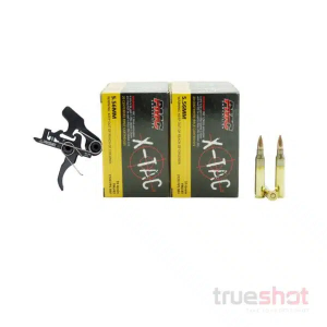 BUNDLE DEAL: RISE Armament RA-100 AR-15 Trigger and 200 Rounds of Ammo - PMC 5.56 62 Grain