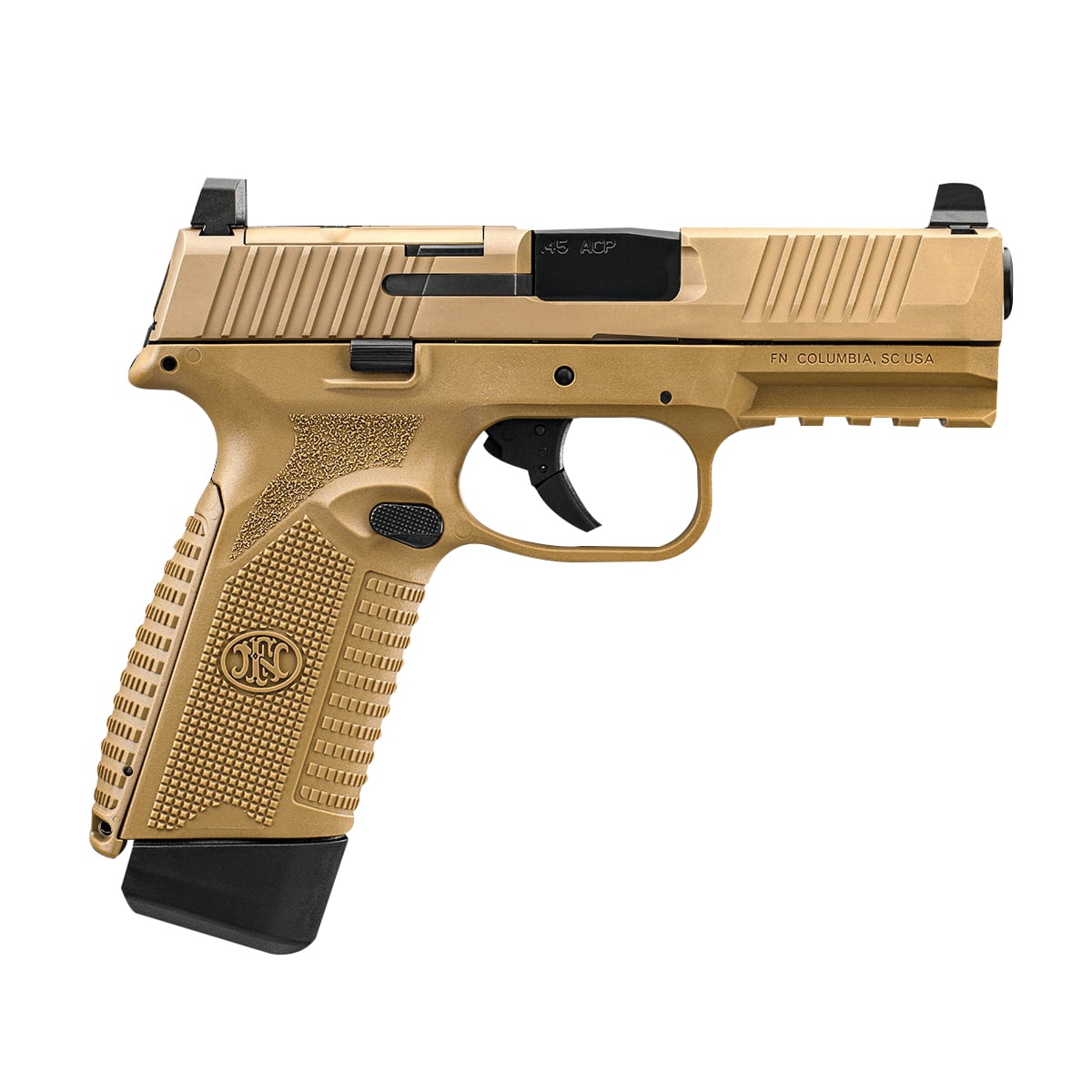 FN America 545 MRD .45 ACP 4.10" 10rds Pistol, Flat Dark Earth - 66-101390