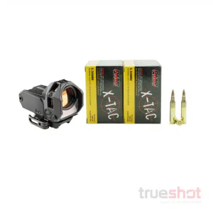 BUNDLE DEAL: Meprolight M22 Red Dot Rifle Slight and 200 Rounds of Ammo - PMC 5.56 62 Grain