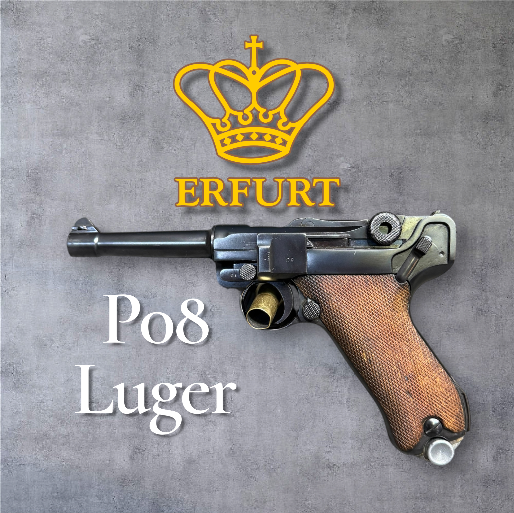 ERFURT p08 German Luger PO8 (Used)