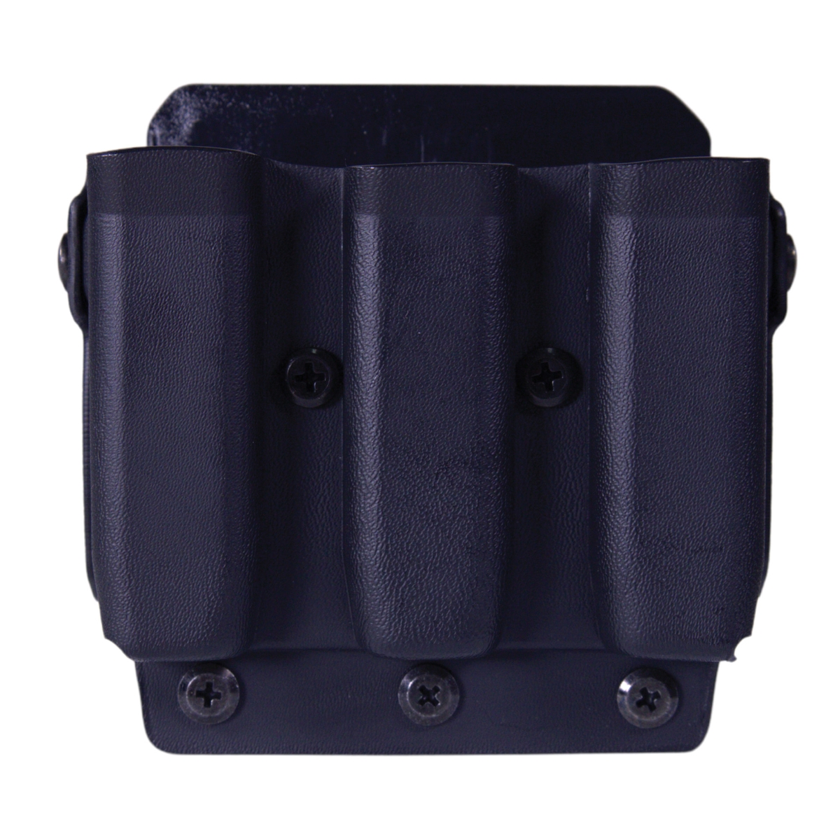 High Speed Gear Uniform Universal Clip Mount Size 1 Triple Magazine Pouch - Black Versatile - 42P103BK