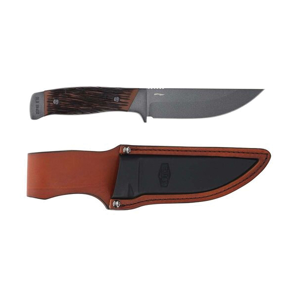 Old Timer Frontier 131 Fixed Blade Drop Point Knife, Brown - 1203148
