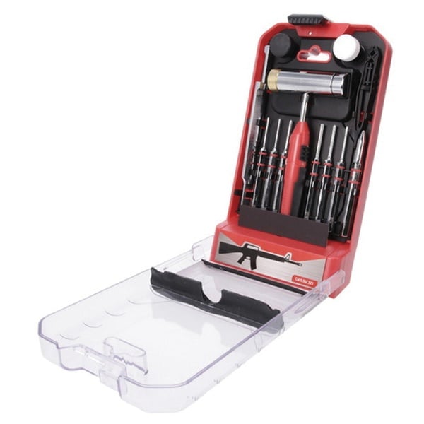 Birchwood Casey Hammer and Punch kit, Black/Red - ARPNCHHMKIT