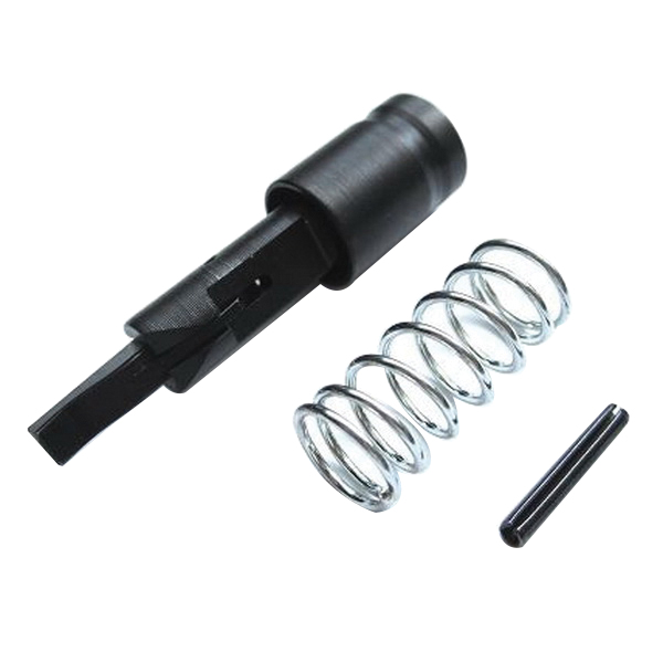 Forward Controls Design Circle Serrated Low Drag Forward Assist, Black