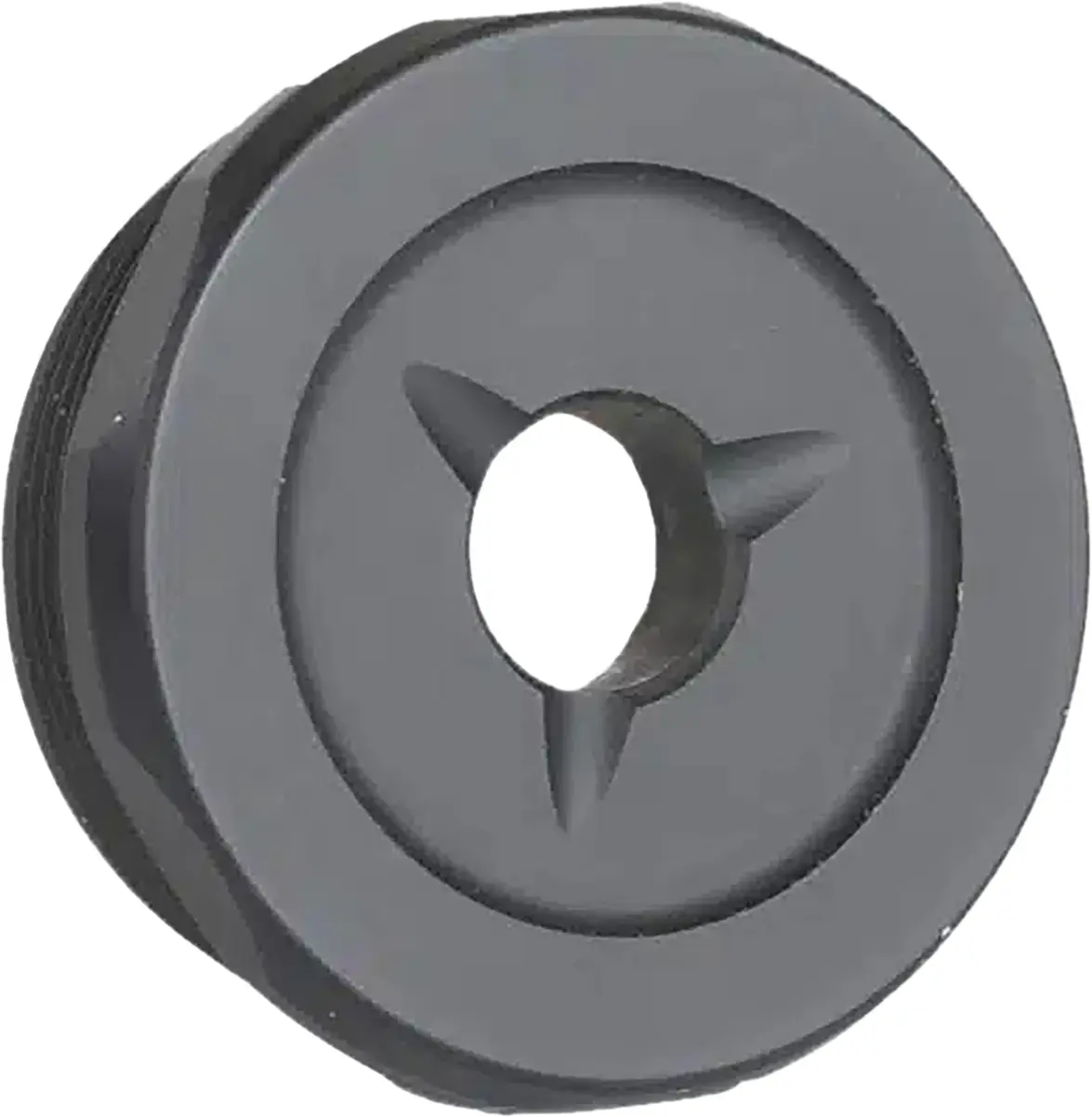 Jk Armament JK155LTEC30 LT Flash Reducer End Cap 30Cal Fits Aluminum Hard Anodized Black