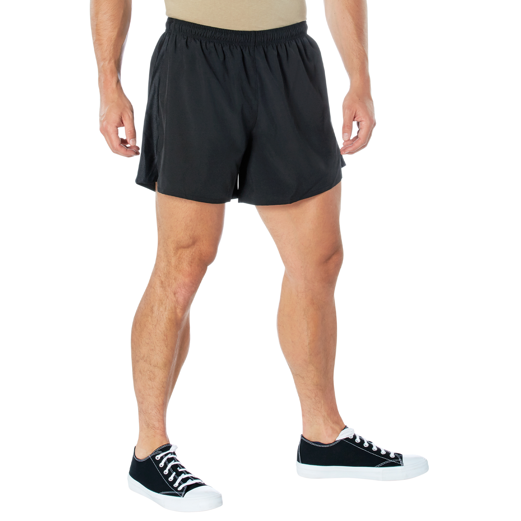 Rothco Physical Training Pt Shorts - Black, 2X-Large