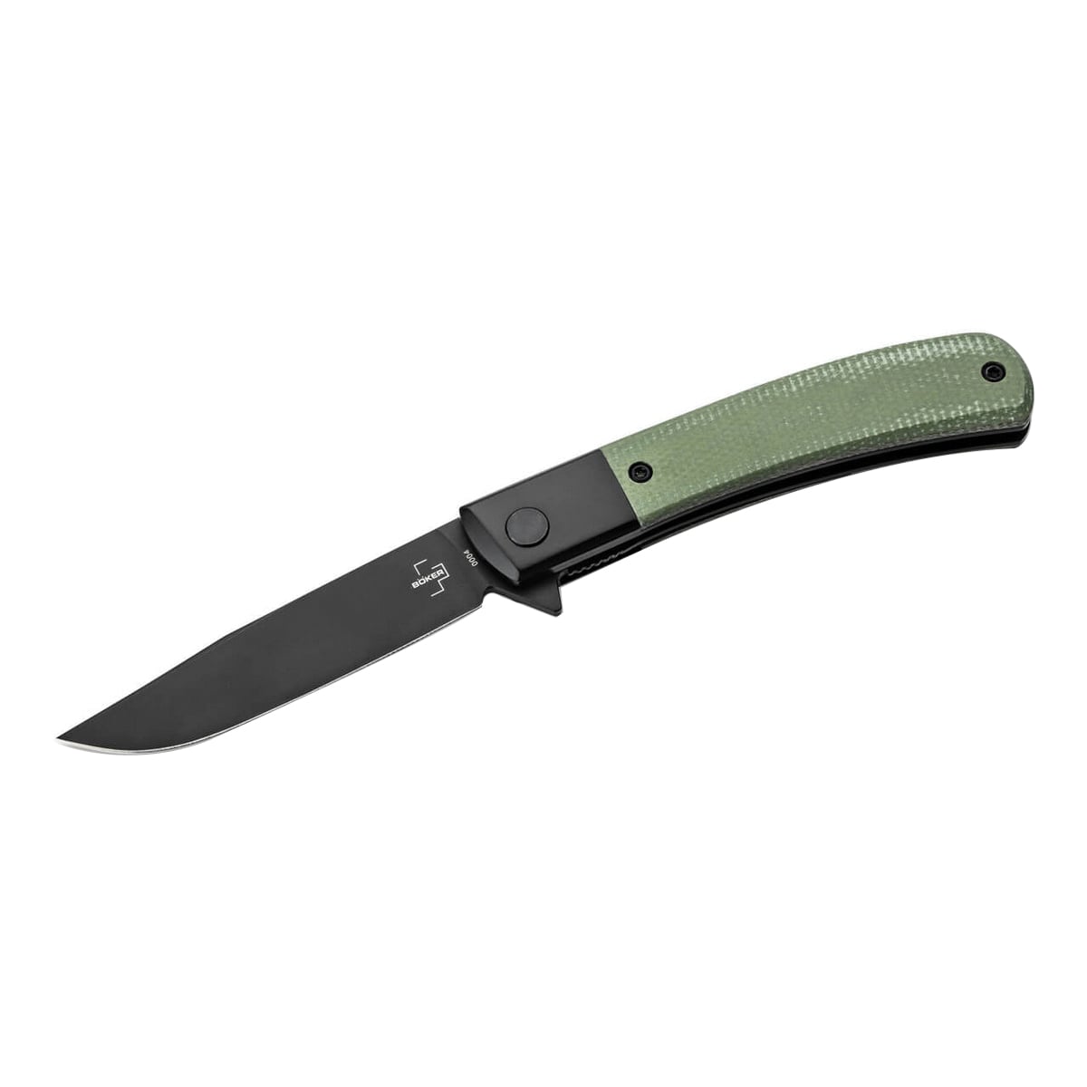 Boker Plus Modern Gentleman Folding Knife Drop Point, Green