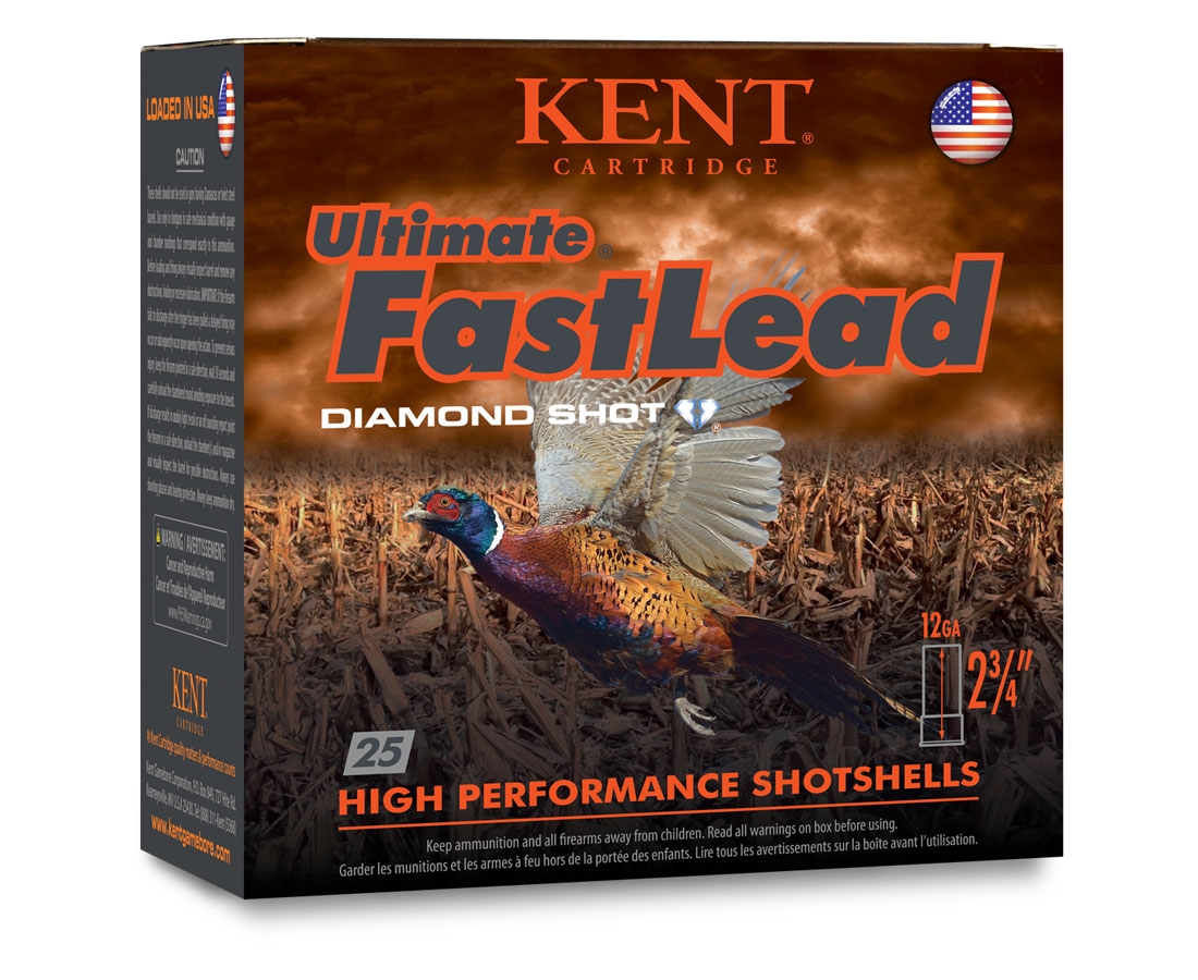Kent Ultimate Fast Lead 12 Gauge 2 3/4" 1 1/4 oz 5 Shot 25 Rounds - K122UFL365
