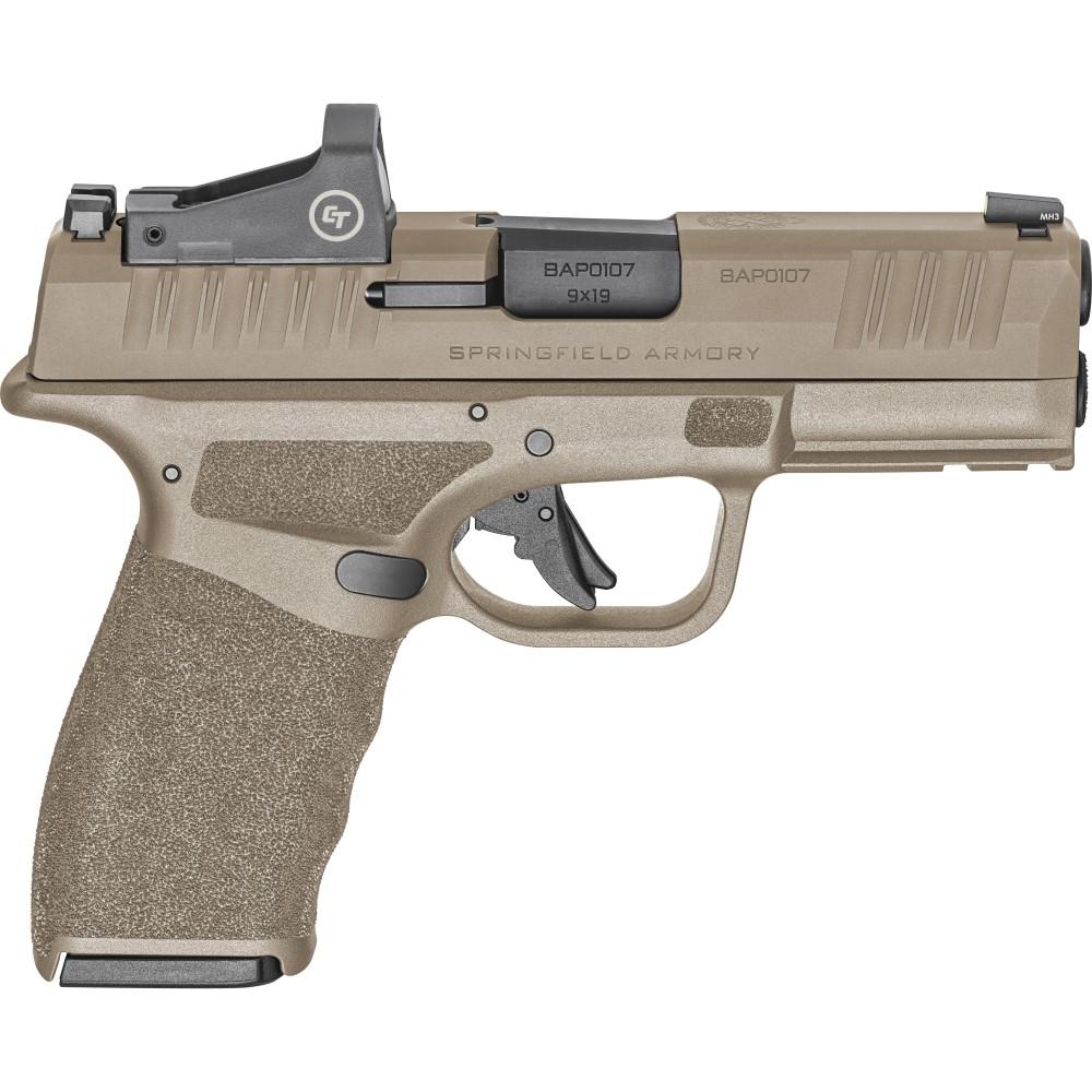 Springfield Hellcat Pro FDE 9mm Handgun with CT1500 Red Dot