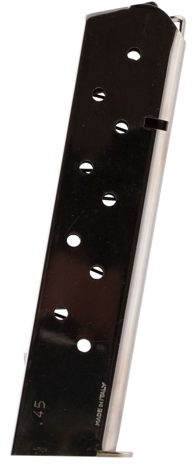 Mec-Gar 10 Round .45 ACP Detachable Extended Magazine, Nickel - MGCG4510N