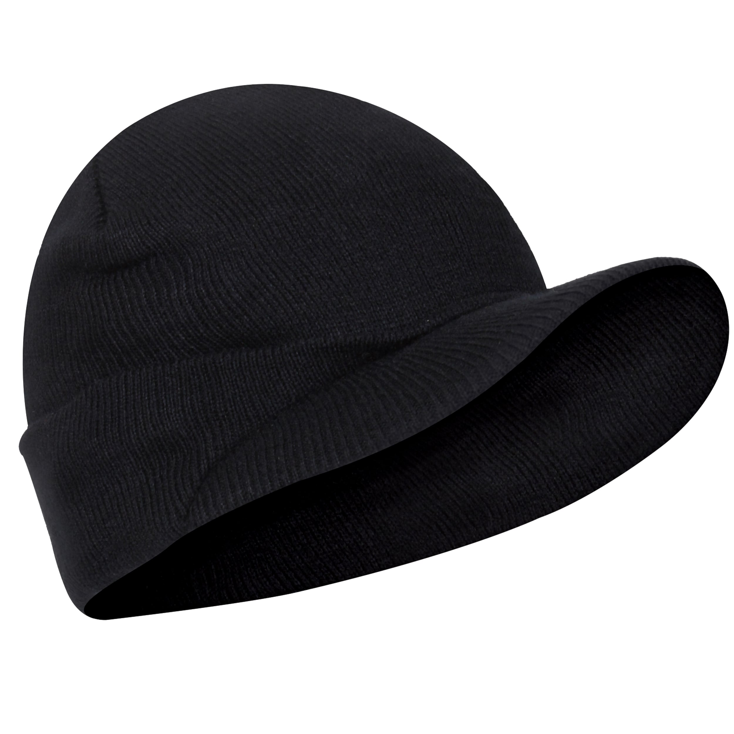 Rothco Wwii M1941 Acrylic Knit Watch Cap With Brim - Black