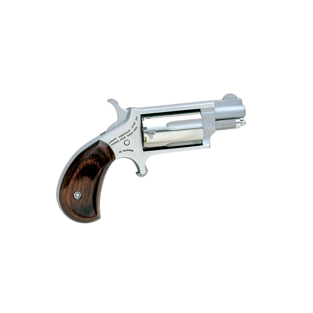 NORTH AMERICAN ARMS MINI 22MAG REV 1-1/8″ SS - No Credit Card Fees - Low, flat rate shipping