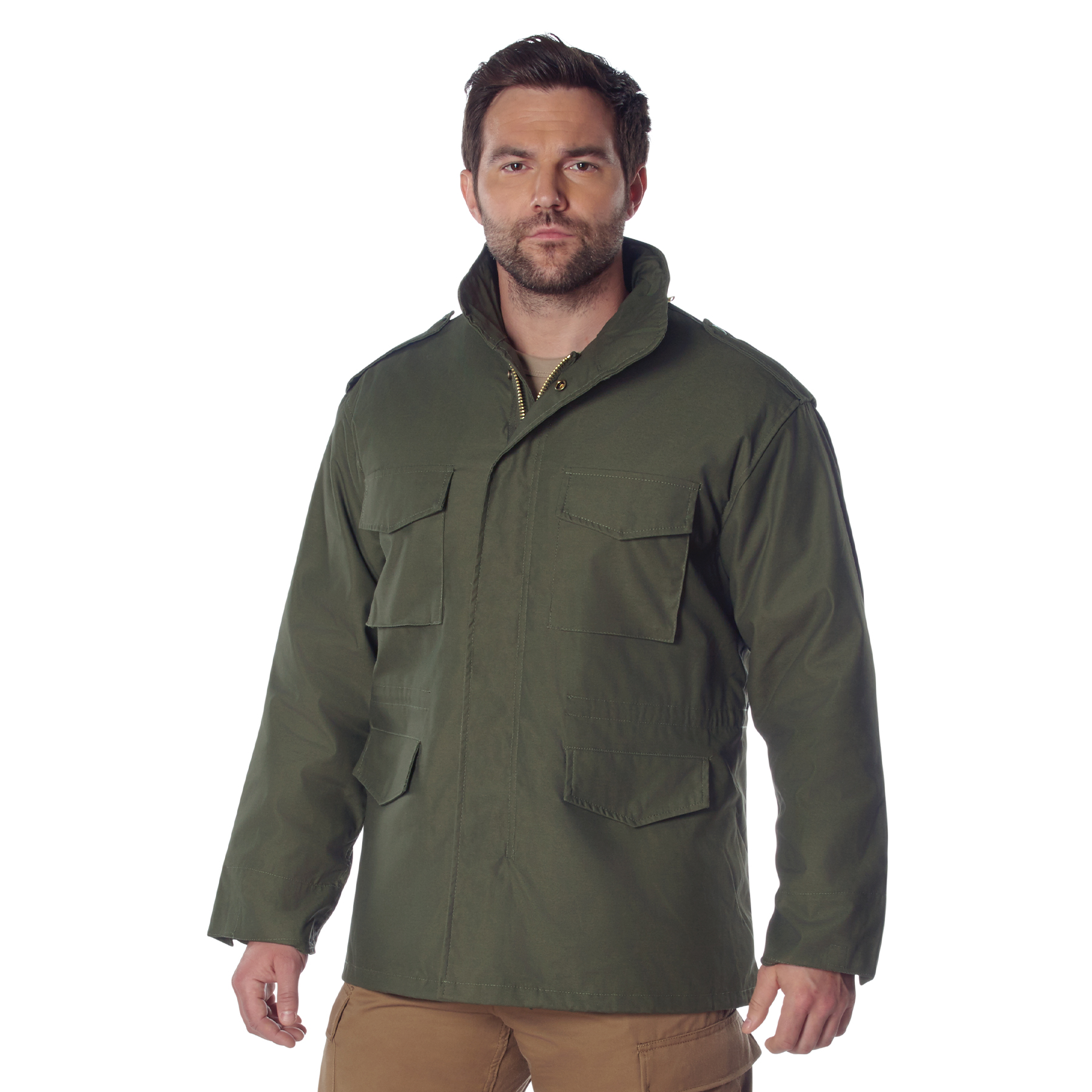 Rothco M-65 Field Jacket - Olive Drab, 2Xl - Long