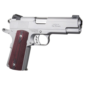 Ed Brown EC18SS45 1911 Executive Commander 45 ACP 7+1 4.25 Stainless Steel Barrel, Serrated Slide & Frame, Right Hand