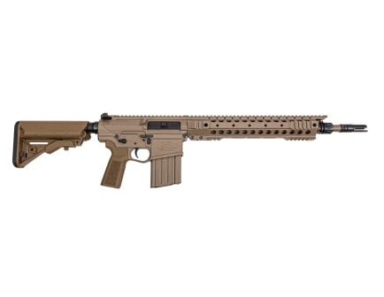 PSA Sabre-10 Billet 16" .308 Rifle with K1 Handguard, B5 Coyote Stock and B5 Grip - FDE