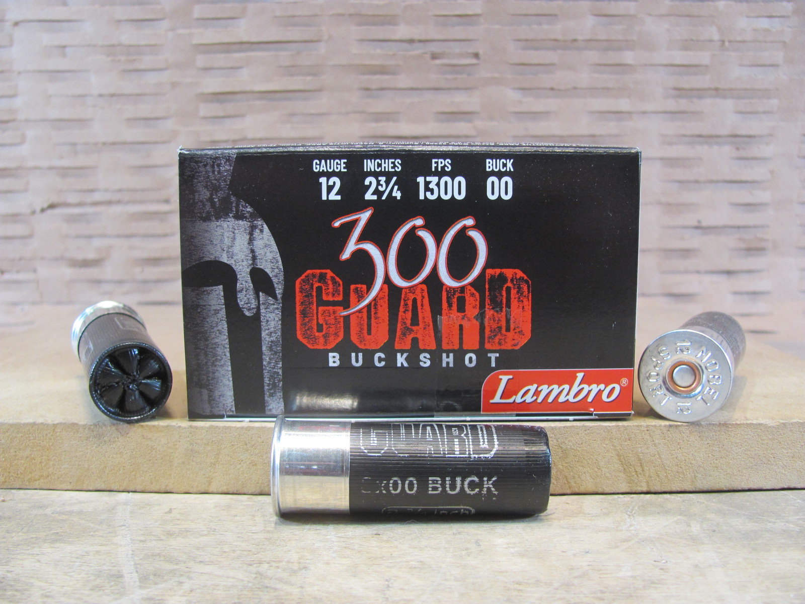 200 Round Case – 12 Gauge 2.75 Inch 8 Pellet 1300 FPS 00 Buckshot Ammo By Lambro