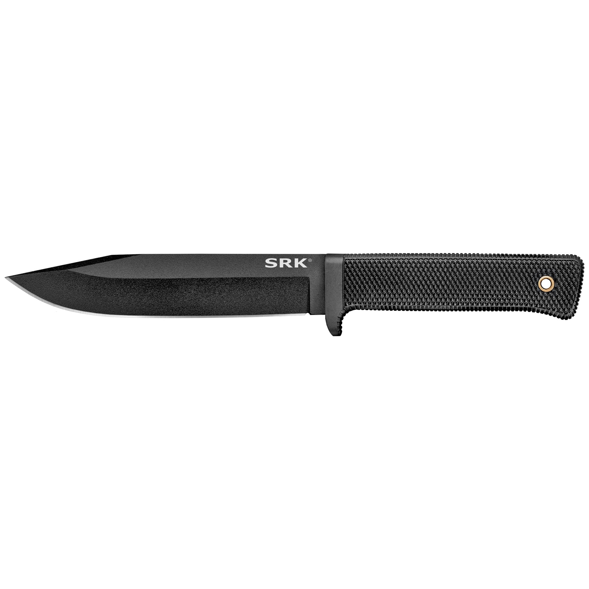 Cold Steel SRK Fixed Blade Knife, SK-5 with Black Tuff-Ex Finish, Plain Edge, 6" Blade