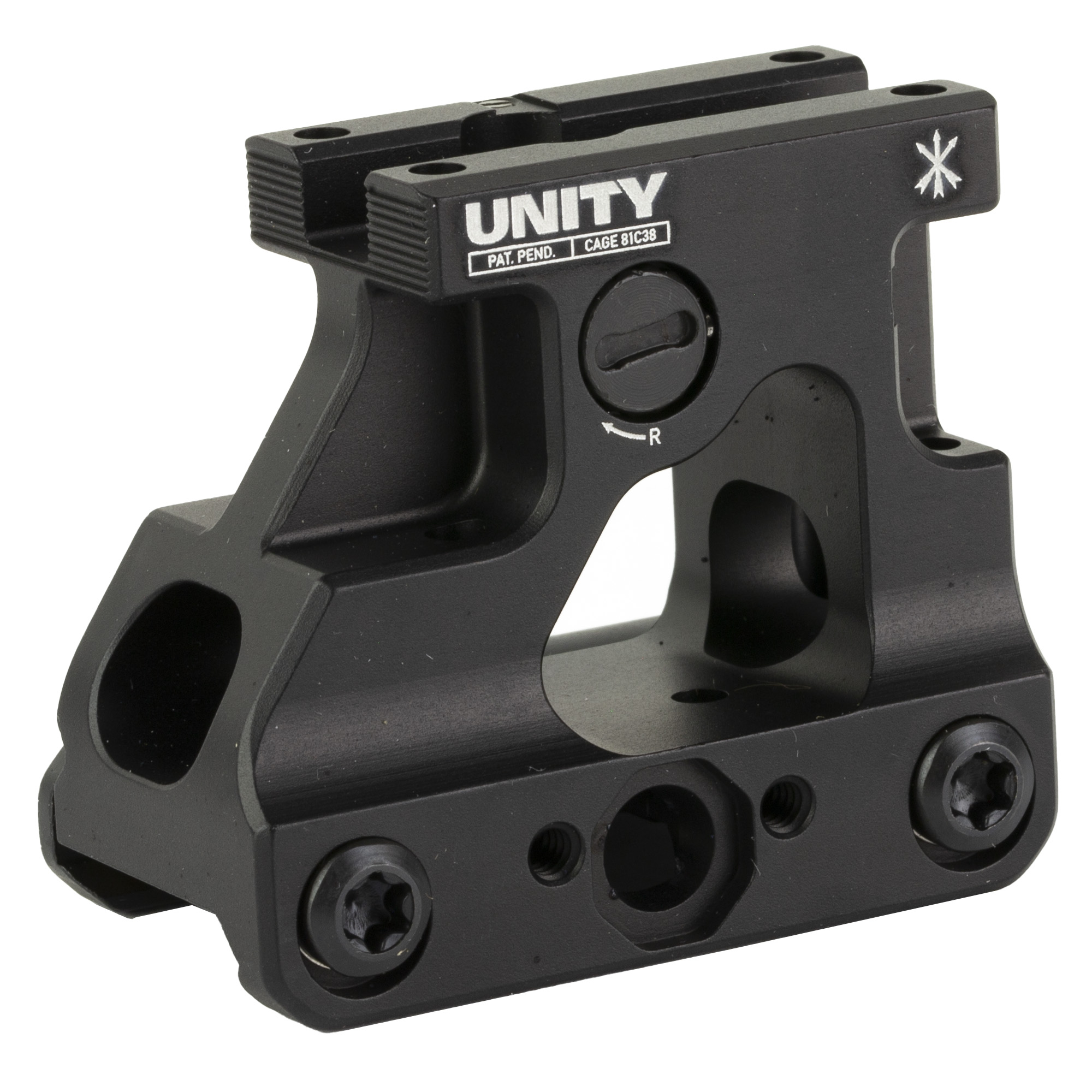 Unity Tactical FAST MRO Black Trijicon MRO FST-MROB