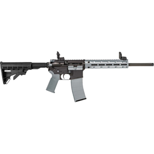 Tippmann Arms M4-22 LTE Semi Automatic Rifle 22 Long Rifle 16" Black Threaded Barrel Wolf Grey Frame Black Pistol Grip