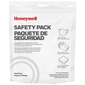 Howard-Leight Howard Leight Safety Multi Pack PPE Kit Face Mask (3) Gloves (3) & Cleansing Wipes (5)