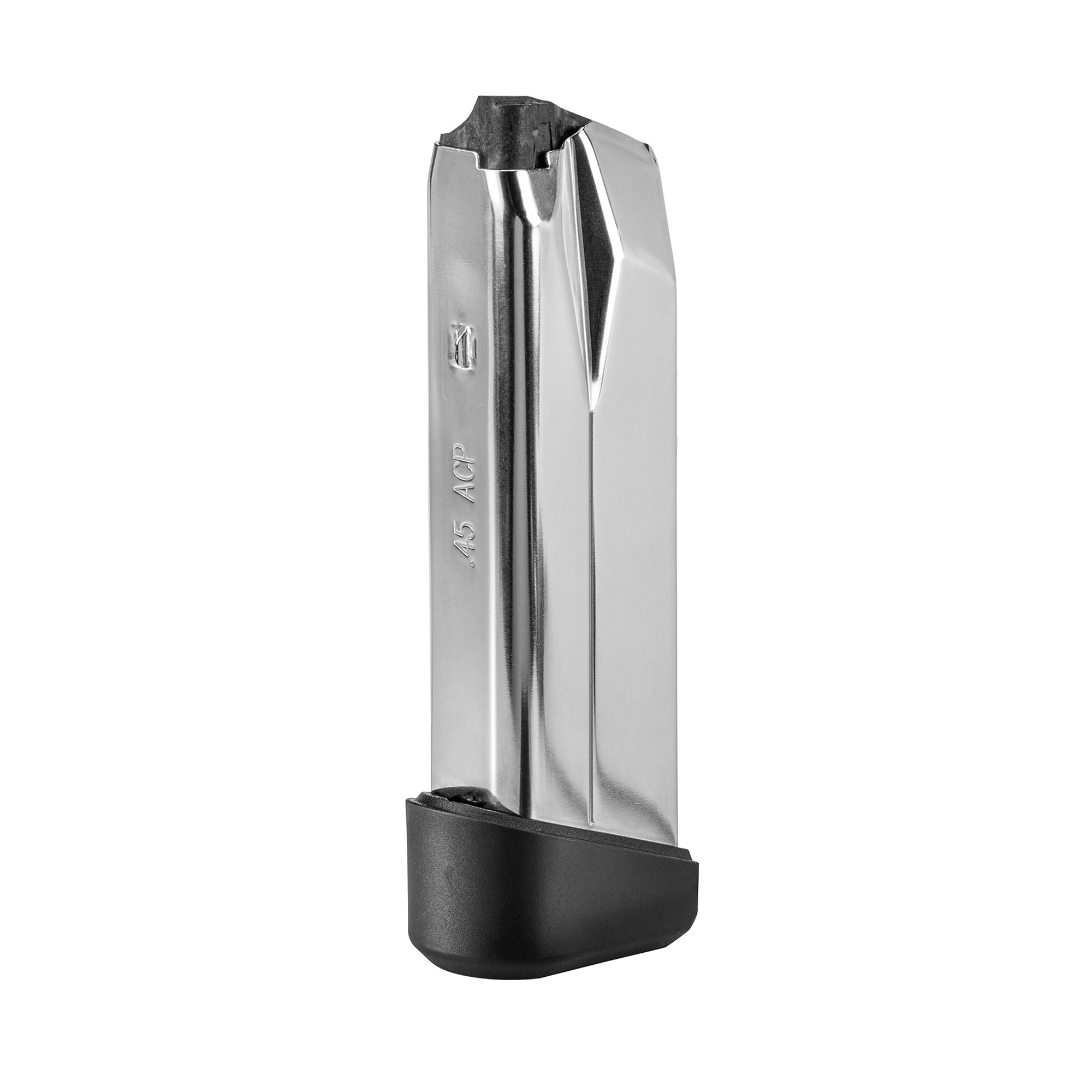 FN Magazine, 45 ACP, 15 Rounds, fits FN 545, Nickel Coated Steel, Silver with Black Base