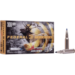 Federal P308TA1 Premium 308 Win 175 gr Terminal Ascent - 20rd Box