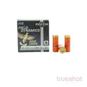 Fiocchi - Game & Target - 12 Gauge - #8 Shot - 2.75" - 1 oz. - 1250 FPS - 25
