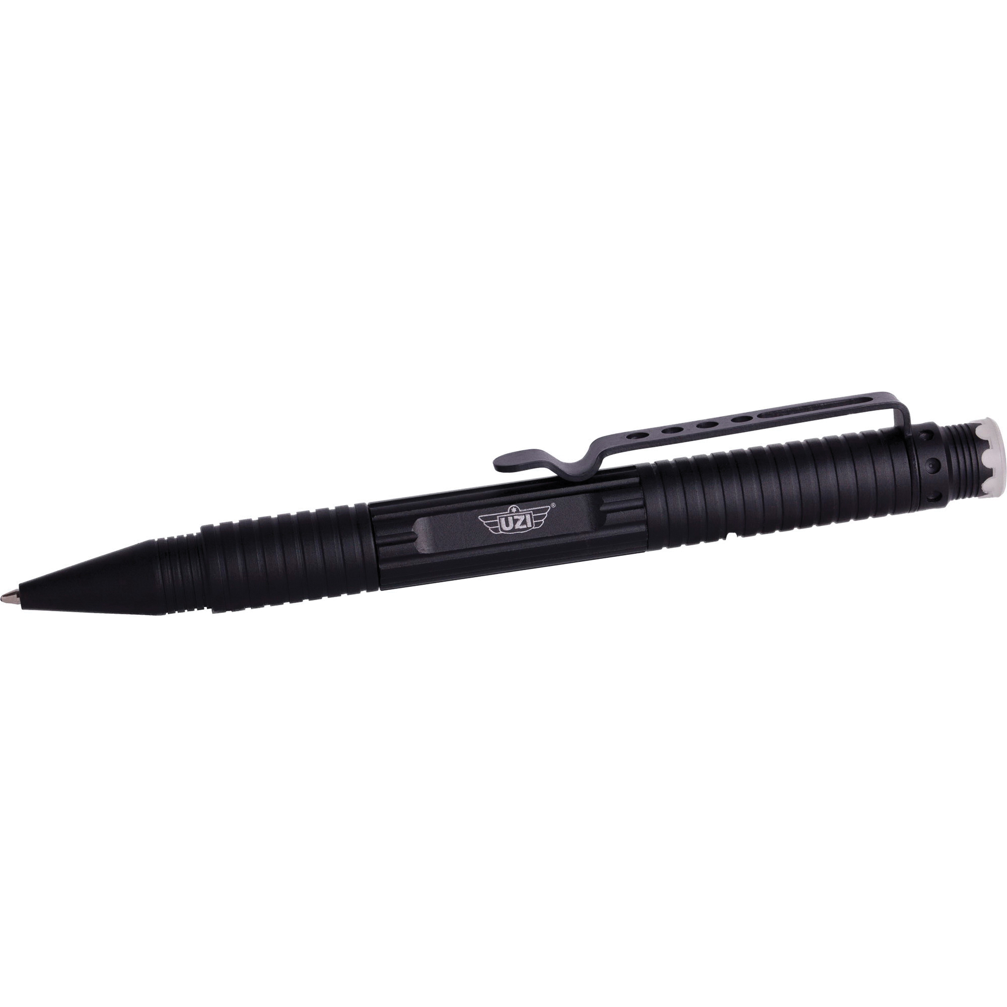 CampCo Aircraft Aluminum Defender Tactical Pen, 6.10" L, Black - UZITACPEN1BK