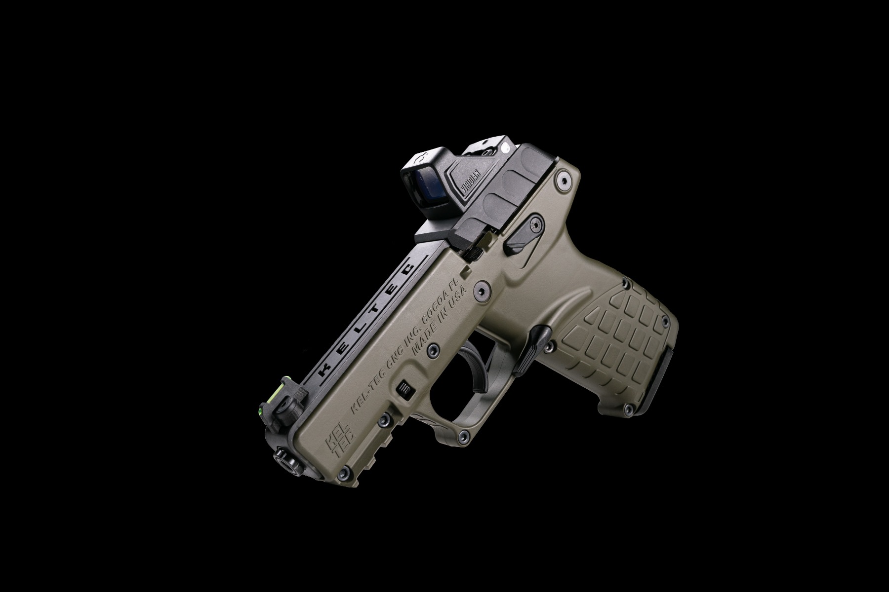 Kel-Tec P17 .22 LR Pistol - OD Green, 16rd, Threaded Barrel