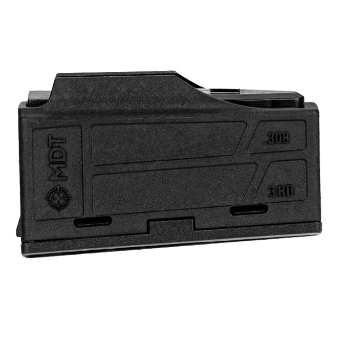 MDT 3rds .308 Win/6.5 Creedmoor/7.62x51mm Magazine - Black High-Performance - 105089-BLK