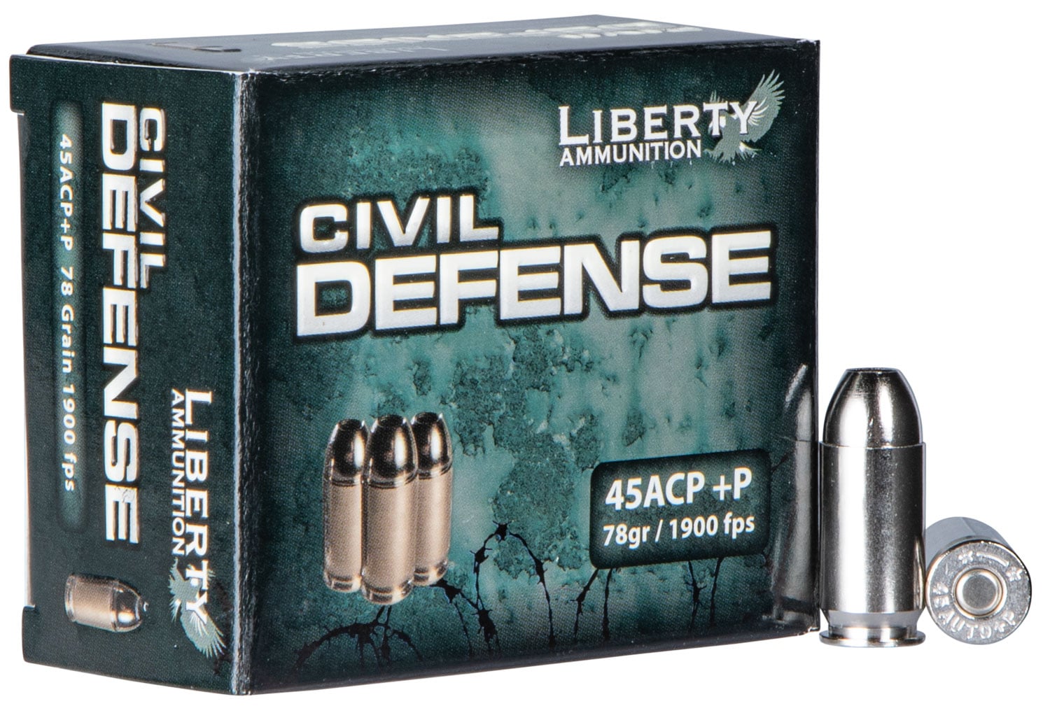 LIBERTY CIVIL DEFENSE 45 ACP – 78GR HP 20RD 10BX/CS - No Credit Card Fees - Low, flat rate shipping