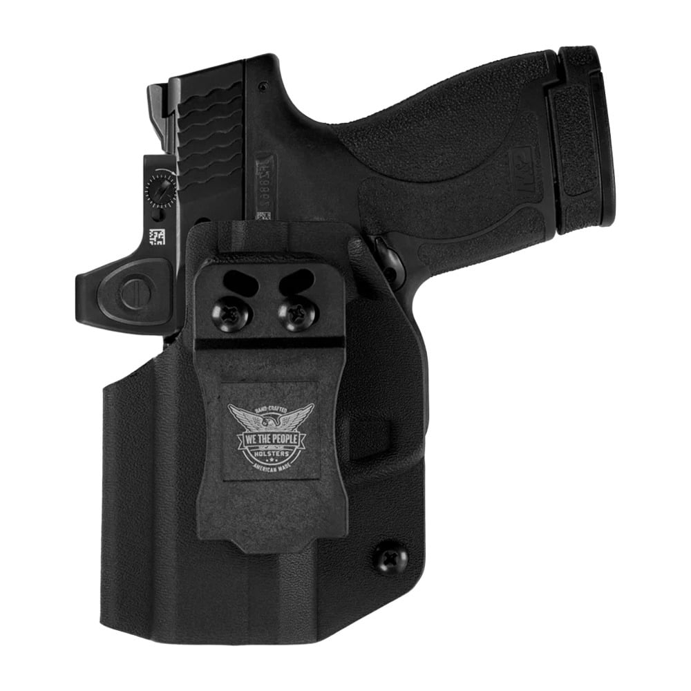 We The People Holsters Smith & Wesson M&P Shield Plus 9/40/30 / M2.0 PRO IWB Left Handed Holster Red Dot Cut, Black