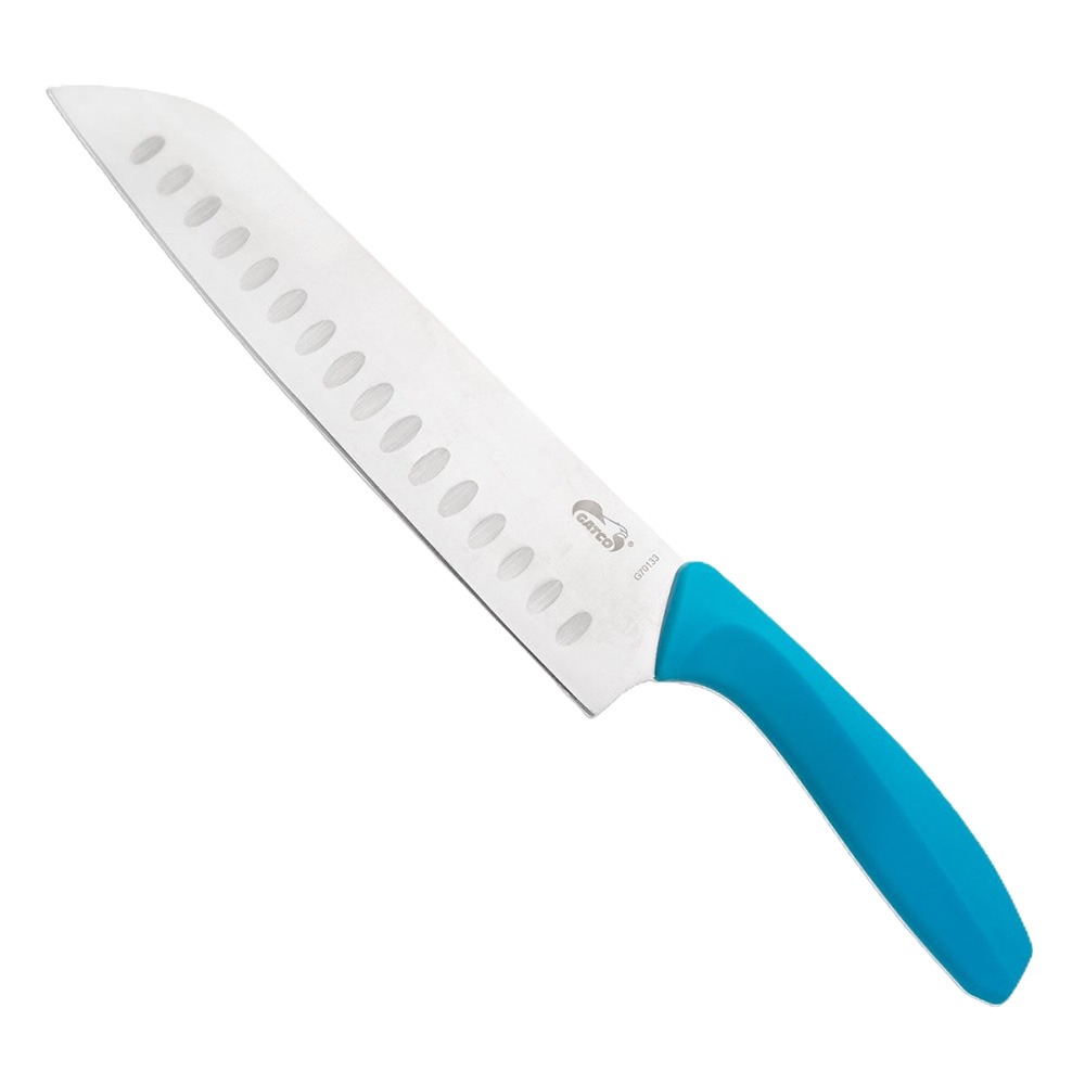 Gatco 12 1/8" SANTOKU KNIFE, TEAL