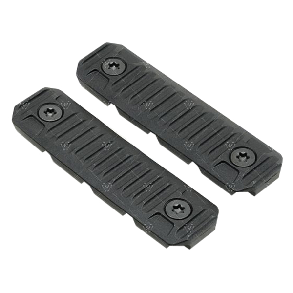 Strike Industries Long Cable Management Cover for M-LOK Rails, Black - SI-AR-CM-COVER-L-BK