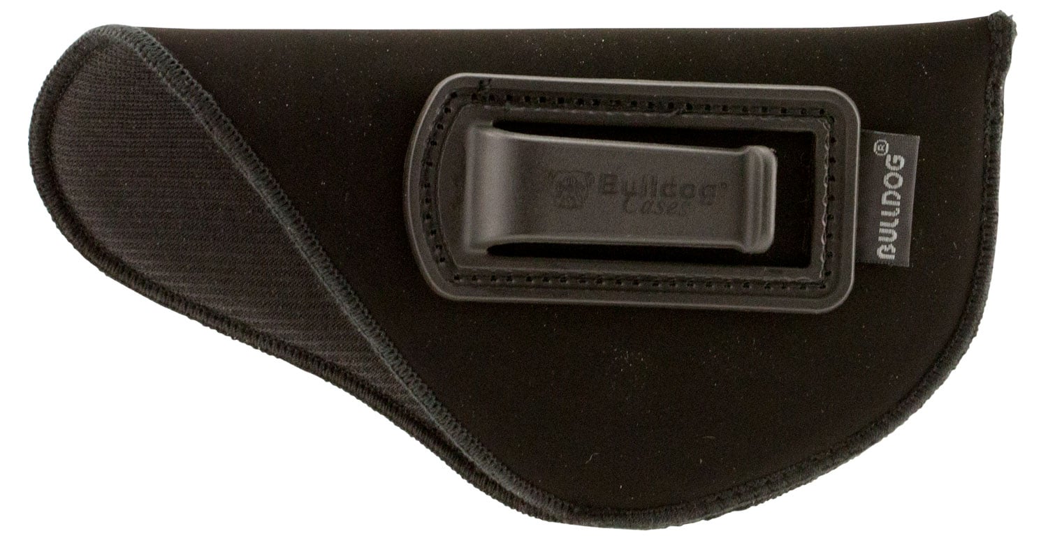 Bulldog Cases Deluxe Right Hand 2.5" to 3.75" Glock 26 Inside-The-Pant/Waistband Holster w/ Polymer Clip, Black - DIP-3