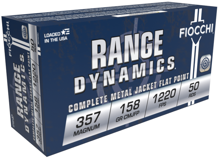 Fiocchi 357 Magnum 158gr CMJFP 50 Rounds Ammunition - 357GCMJ