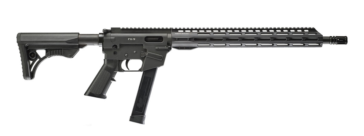 Freedom Ordnance FX-9 9mm 16" PCC, Black - FX9R16