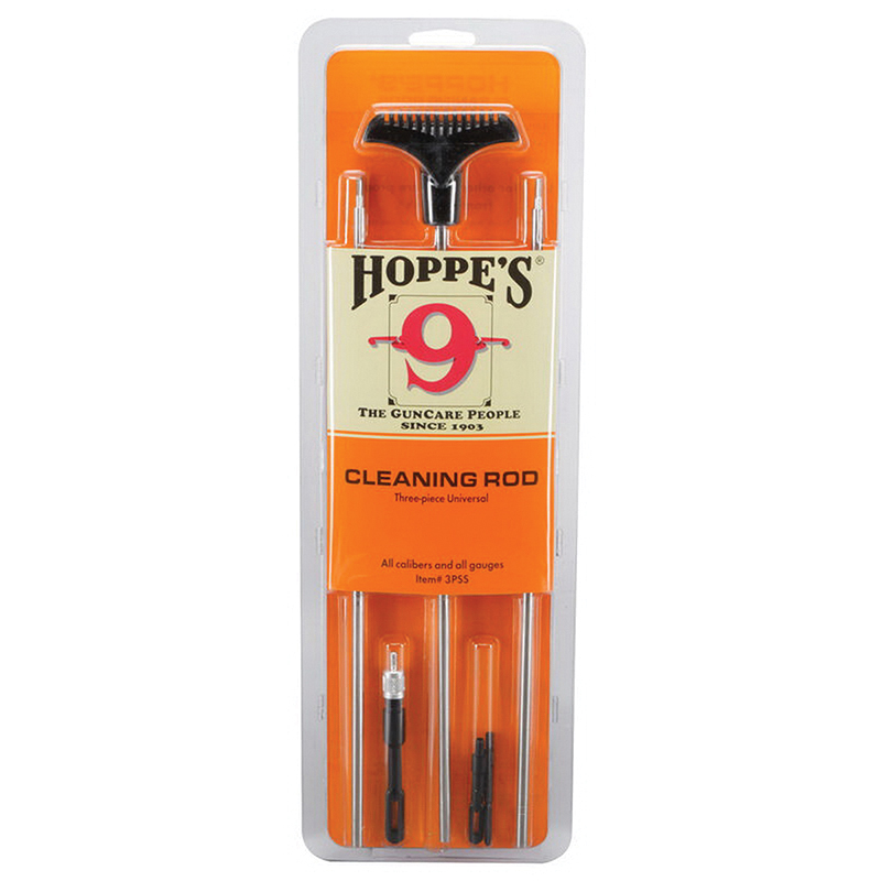 Hoppe's 3-Piece Universal Bench Rest Rod for Shotguns, Rifles and Pistols - 3PSS