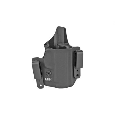 L.A.G. Tactical Defender Series OWB/IWB Holster Fits Sig P365XL, Black Kydex - 2088