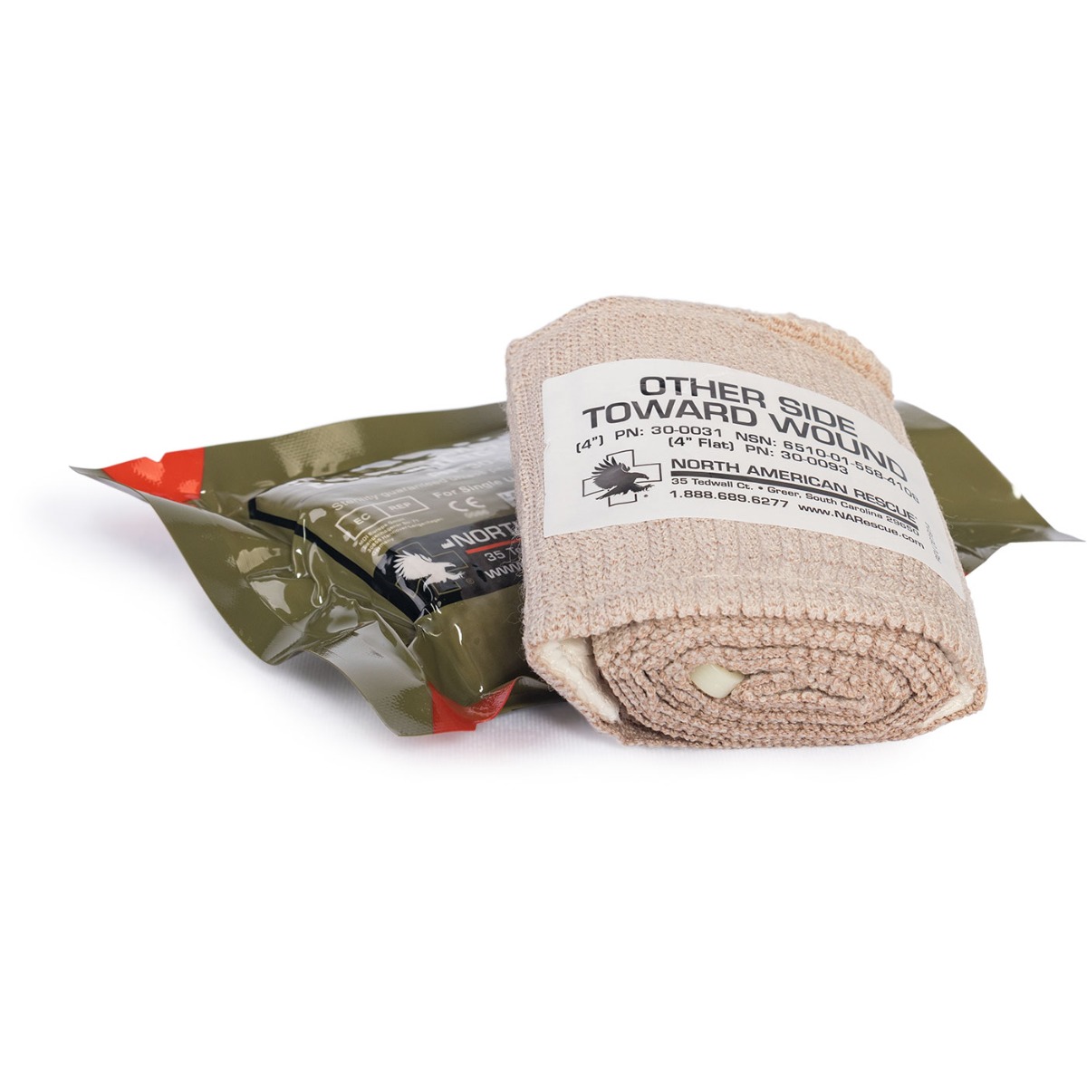 NAR Dressing, Emergency Trauma - 4" (FLAT) - 30-0093