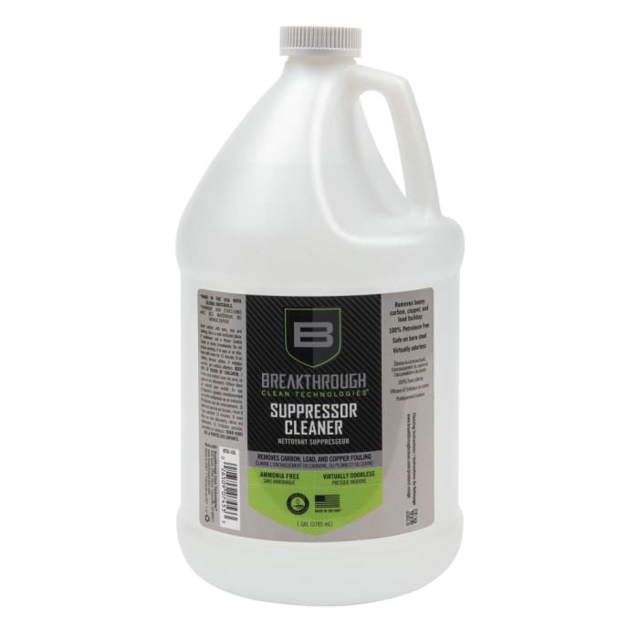 Breakthrough Clean 2" x 2" x 9.50" Suppressor Cleaner, 1 gal Jug Clear
