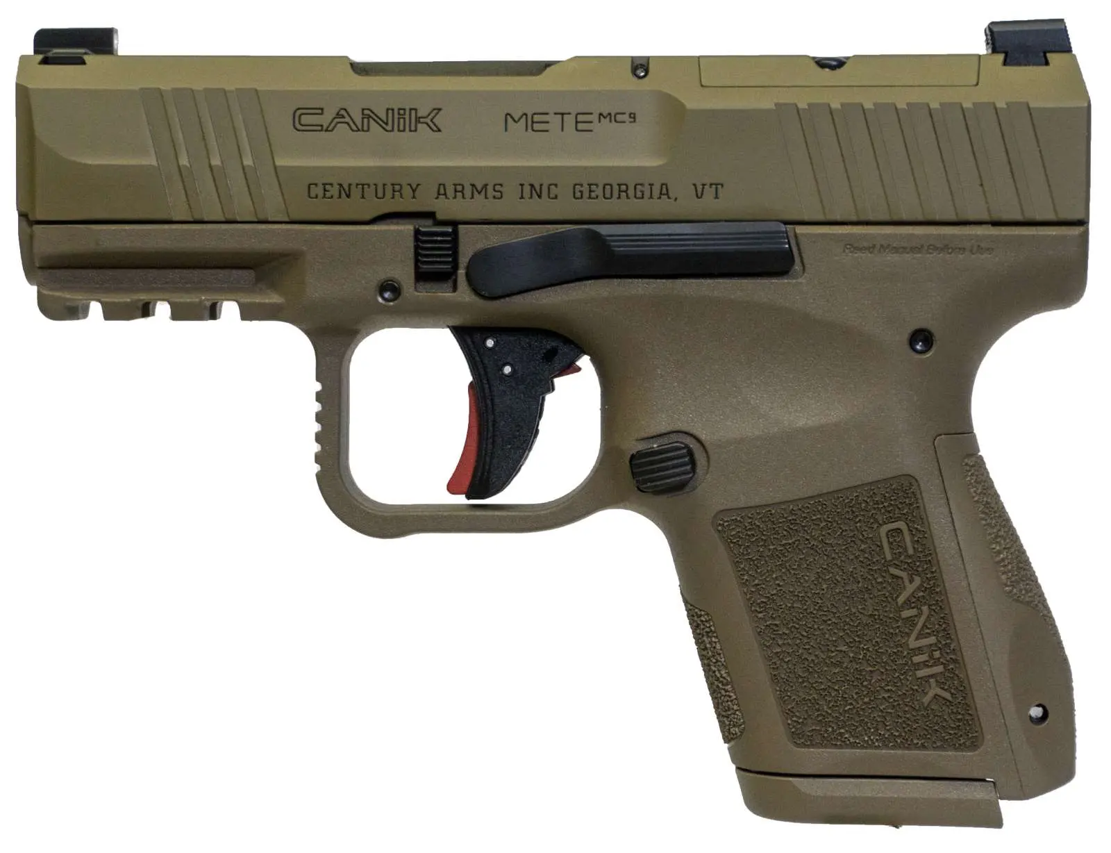 Canik METE MC9 9mm 3.18in FDE/Black 2x10rd
