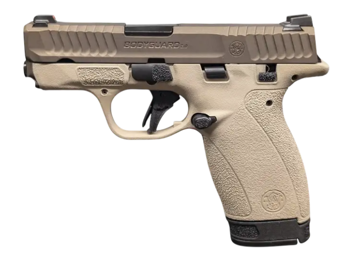 Smith & Wesson Bodyguard 2.0 2.75" 380ACP 10rd/12rd MS Handgun, Two Tone Tan