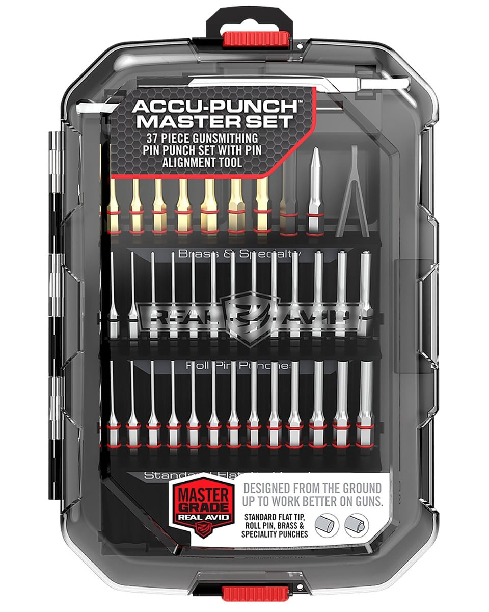 Real Avid Accu-Punch Master Set 37 Piece Gunsmithing Tool Set - AVMAPS