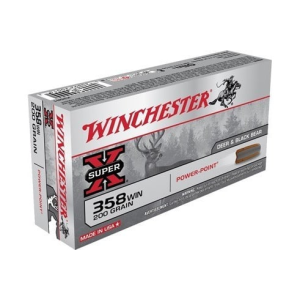 Winchester Ammo X3582 Super X 358 Win 200 Gripower-Point (PP) - 20rd Box