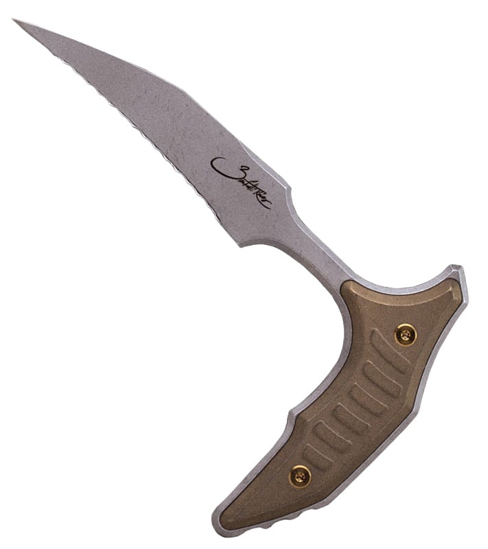 Microtech BEE Marfione Select Push Dagger, Bronze/Bronze