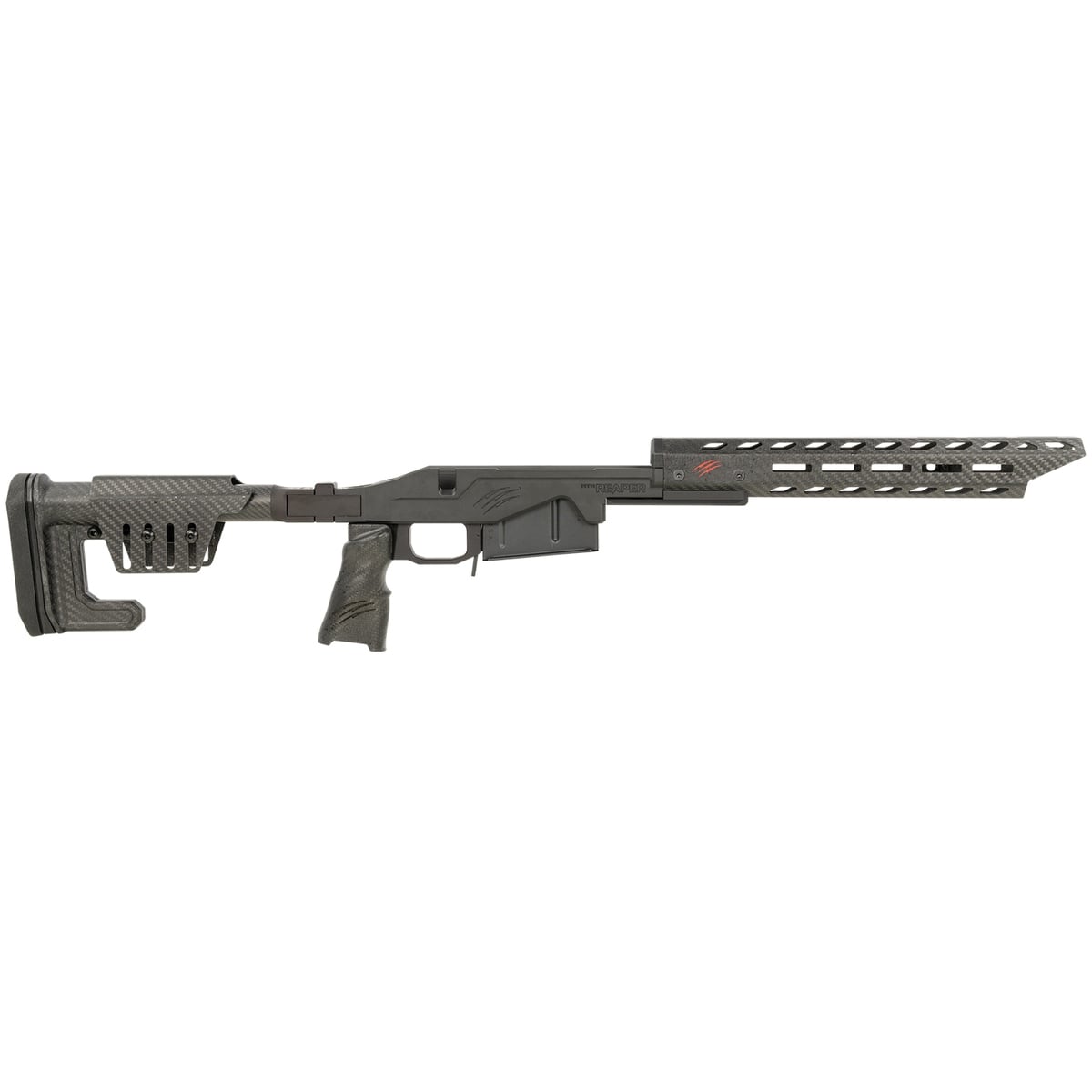 Fierce Firearms Long Action Chassis Kit Black - For Enhanced Durability and Performance - LACHSBL